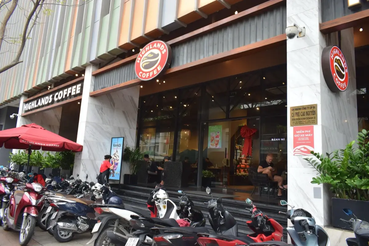 Highlands coffee in Nha Trang
